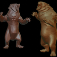 Bear_Miniature_2.png Bear miniature 3D print model