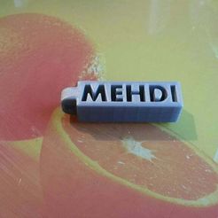 Screenshot_2016-04-22-10-04-12.jpg Free STL file Key ring MEHDI first name・3D printable model to download