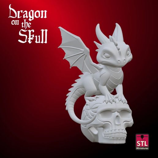 drago-su-teschio-modello-stl-per-stampa-3d-3d-file-for-3d-printing