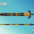 Folie31.jpg Master Sword - Zelda Tears of the Kingdom - Complete Set - Life Size