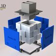 ISO3.jpg Rubik's cube flowerpot mold