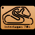inter2.png 3D-Datei Strecke Formel 1 Schlüsselanhänger Interlagos Drucken 3d kostenlos・Vorlage für den 3D-Druck zum herunterladen, MCS3d