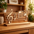 02.png Music Studio Room Bundle 3D Print and Laser Files Wall Art Decor