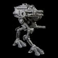 Iron-Walker-D2-Mystic-Pigeon-Gaming-2.jpg Iron Strider/Sentinel Weapons Platform With Optional Cyborg Pilot Wargame Proxy