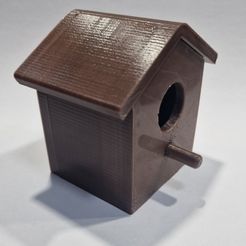 NichoirGeocaching.jpg Free STL file GEOCACHE Mini Birdhouse・3D printing model to download
