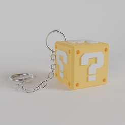 coin_cube.png Mario bros Coin box keychain