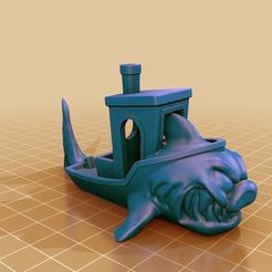 a9d2855ee0b99226ce200b10288e67e7_display_large.jpg Download free STL file ⭐ Megalodon Benchy ⭐ • Design to 3D print, FiveNights