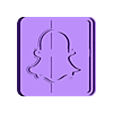 Snapchat_e.stl Snapchat cookie cutter