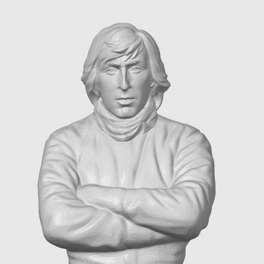 Jackie Stewart F1 Driver 3D model