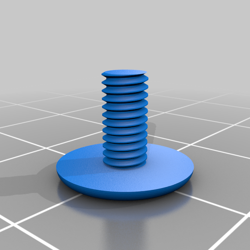 Car Front Bumber Screw Filler 3D model