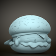 1-1.png kirby burger - kirby fanart 3D print model