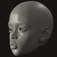 3.png 2 Realistic BJD Doll Head 3D Model – Female Face Sculpt for 1/4 and 1/6 Dolls