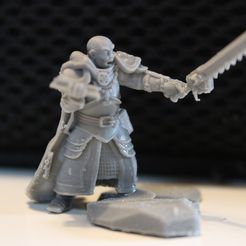 Ministorum Priest Proxy Warrior Priest with Chainsword [Remastered]