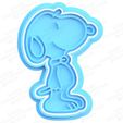 7.jpg Fichier 3D Snoopy Cookie Cutters, jeu de 12・Objet pour impression 3D à télécharger