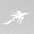 WitchFlying12-1.jpg 14 Flying Witch Silhouettes, Witch Riding Broom, Witch Stencil, Halloween Window Art