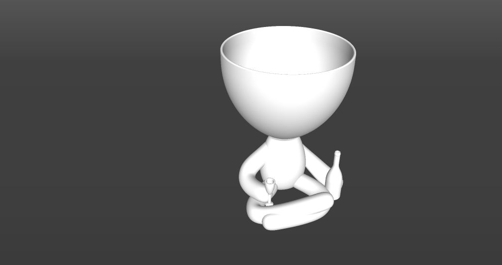Brindis.jpg Download STL file Robert Planter Christmas • 3D printable model, latienditadebudin