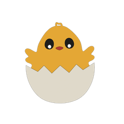 2.png STL file Easter chicken in egg・Model to download and 3D print, TomHra