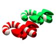 012.jpg Candy Cane Christmas 02.Print-in-place с 3MF в комплекте. (Без опор и плотов)