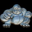 The-Boss-Gorilla-Relief-No2-9.jpg The Boss Gorilla Relief No2  STL file for 3d printing or CNC