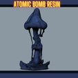 nuclear.jpg post-apocalyptic mushroom cloud miniature for ABS resin