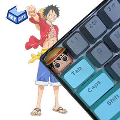 op_luffy_promotion.png Monkey D. Luffy - Onepiece keycap for Mechanical Keyboard with Cherry MX Stem