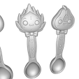 014.png Kawaii Fruit Spoon Set (4 Pack)