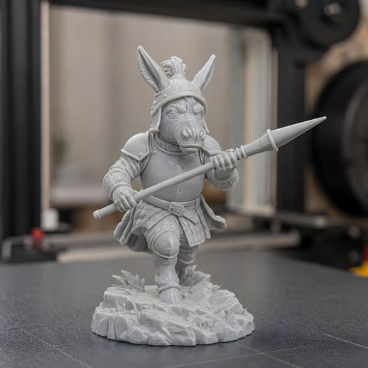 Donkey Xote Lance Charge 3D Print Model