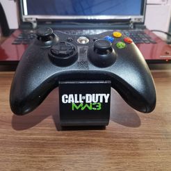 105922996_309309373813263_1147313818522235463_o.jpg Free STL file Support for xbox 360 Call of Duty controllers・3D print model to download