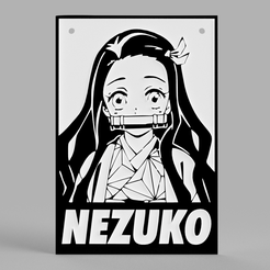 nezuko-2.png WALL PAINTING "NEZUKO" - DEMON SLAYER : KIMETSU NO YAIBA