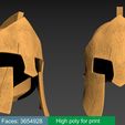 view1.jpg 300 spartan helmet replica 3D print model