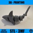 IMG_9291.jpeg FLEXI SHARK flexible articulated SHARK in STL and 3MF digital files