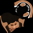 Duncan_bust.png Tim Duncan bust ready for full color 3D printing