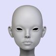 3.43.jpg 1 3D model Head / face / jointed doll / bjd doll / ooak / articulated dolls / Printing