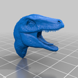 Raptor_STANDING_head.png Velociraptor Blue with Base