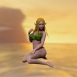 wip22.jpg princess zelda - swimsuit - hyrule warriors 3d print figurine 3D print model