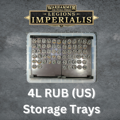 CoverPic.png Legions Imperialis Storage Tray Inserts for 4L Really Useful Boxes