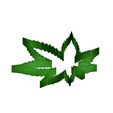1F71CA70-60A5-48E2-84F0-0CF66D75817A.jpeg Cookie cutter pot leaf cannabis, marijuana leaf 3D print