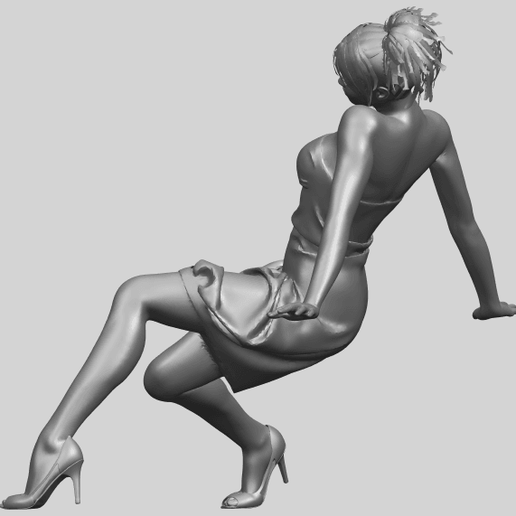 19_TDA0661_Naked_Girl_G09A04.png Download free file Naked Girl G09 • Design to 3D print, GeorgesNikkei