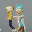 hture.png Rick Sanchez  and Morty (lion king_style)