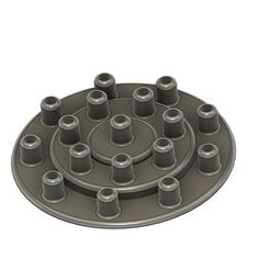 Socom tipx 7.5cm - Copie.jpg Archivo STL gratis Tienda de Paintball Soporte de barril / soporte de cañón para la tienda・Modelo de impresión 3D para descargar