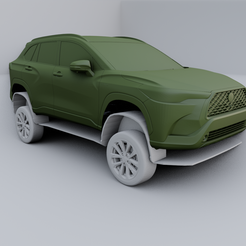 1.png STL file Toyota Corolla Cross 2020・3D printable model to download
