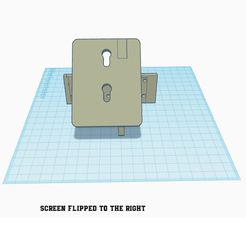 SCREEN FLIPPED TO THE RIGHT Бесплатный STL файл Держатель экрана Ender 3 s1 pro・3D-печатная модель для загрузки, Kennethshawn1986