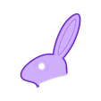 2part_-_A_head.stl Easter Egg Dispenser Bunny