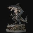 Untitled12_003.jpg Mutant Shark Warrior 3D Print Ready
