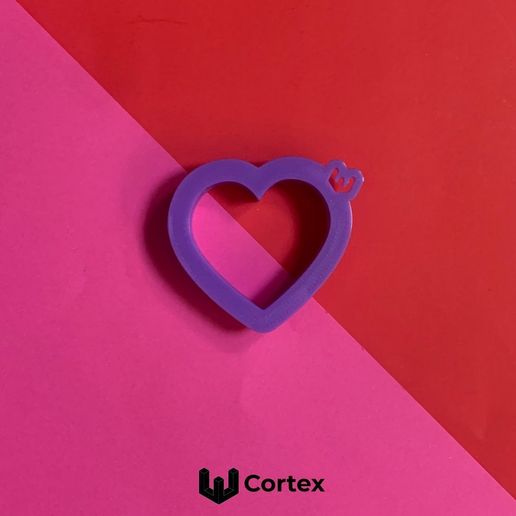 Heart cookie cutter 3D model