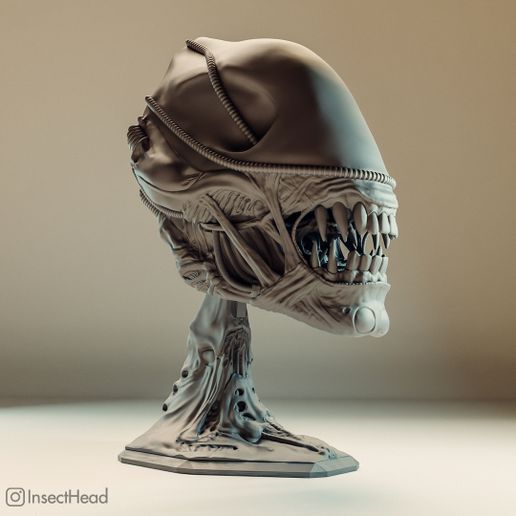 特撮 Alien Xenomorph Lot Detail - Xenomorph Articulating Maquette from Aliens