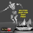 wolverine weapon x impressao20.jpg Wolverine Weapon X - Figure Printable 3D