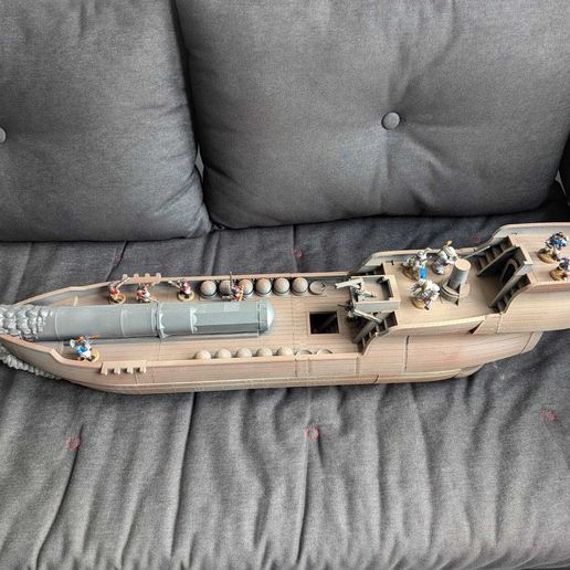 Bombard for Spelljammer - Giff Ship 3D model