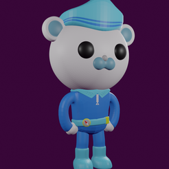 oso.1png.png Файл STL Полицейский медведь・Модель 3D-принтера для скачивания