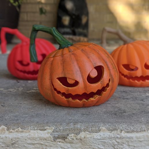 Free STL file Jackie Jack-o-Lantern・3D printer design to download・Cults